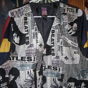 BEATLES Formal Vest Work or Play Size L